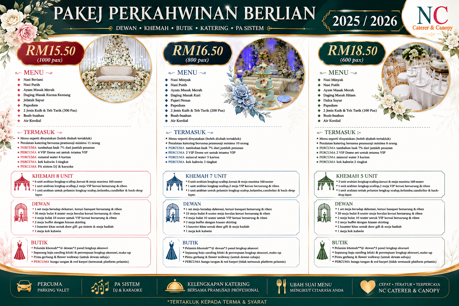 Pakej perkahwinan viral - Pakej perkahwinan lengkap